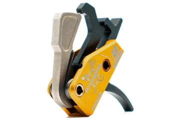 Image of Ballistic Engineering AR Accurized Trigger, Curved, 2.5-5lb, Gold, ARACCUCR