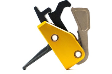 Image of Ballistic Engineering AR Accurized Trigger, Straight, 2.5-5lb, Gold, ARACCUST