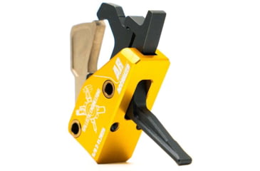 Image of Ballistic Engineering AR Accurized Trigger, Straight, 2.5-5lb, Gold, ARACCUST