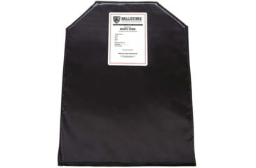 Image of Ballistipax Armor Plate IIIA Soft Shooters Cut, 11x14, Black, S1SFTSC1114BK