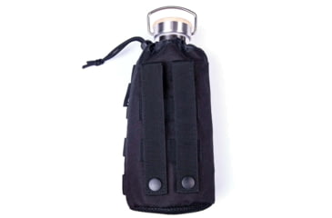 Image of Ballistipax Large Drink Holder for Survivor-1 MOLLE, Black, Large, S1DHM1LBK