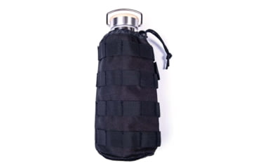 Image of Ballistipax Large Drink Holder for Survivor-1 MOLLE, Black, Large, S1DHM1LBK