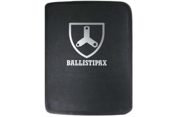 Image of Ballistipax Armor Plate III Plus PE Rectangular, 11x14, Flat, Black, S1PER1114BKF