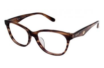Image of Bally of Switzerland BY1002A Eyeglass Frames - Frame BROWN, Size 55/16mm BY1002A22