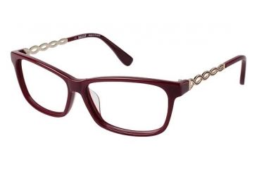 Image of Bally of Switzerland BY1023A Single Vision Prescription Eyeglasses - Frame BURGUNDY, Size 56/16mm BY1023A23