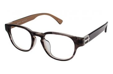 Image of Bally of Switzerland BY3003A Single Vision Prescription Eyeglasses - Frame TORTOISE/GREY, Size 51/21mm BY3003A10