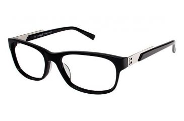 Image of Bally of Switzerland BY3015A Bifocal Prescription Eyeglasses - Frame BLACK/SILVER, Size 58/17mm BY3015A00
