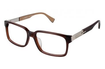 Image of Bally of Switzerland BY3035A Progressive Prescription Eyeglasses - Frame BROWN, Size 57/16mm BY3035A02