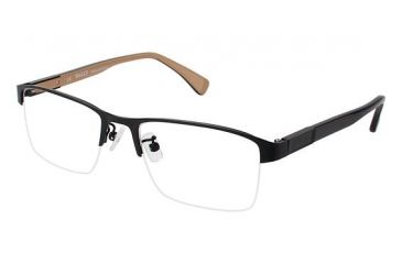 Image of Bally of Switzerland BY3039A Progressive Prescription Eyeglasses - Frame BLACK BY3039A00