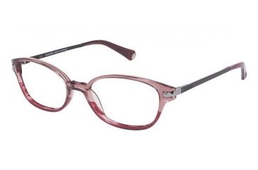 Image of Balmain 1016 Single Vision Prescription Eyeglasses - Frame RASPBERRY, Size 51/17mm BL101604