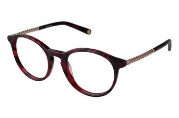 Image of Balmain 1063 Single Vision Prescription Eyeglasses - Frame Red Tortoise, Size 48/18mm BL106303