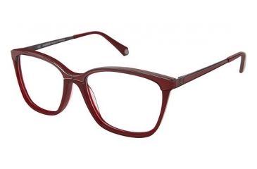 Image of Balmain 1064 Progressive Prescription Eyeglasses - Frame Red, Size 54/15mm BL106403