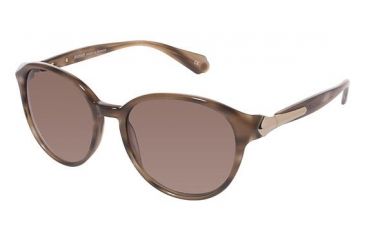 Image of Balmain 2002 Single Vision Prescription Sunglasses BL200202 - Frame Color Horn Brown