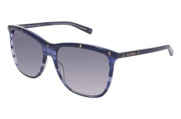Image of Balmain 2006 Single Vision Prescription Sunglasses BL200603 - Frame Color Navy Blue/Horn