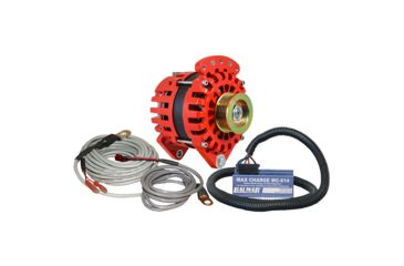 Image of Balmar Alternator 3.15" Dual Foot Saddle K6 Serpentine Pulley Regulator &amp; Temp Sensor - 170A Kit - 12V 74949