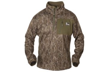 Image of Banded 1/4 Zip Mid Layer Pullover - Bottomland - Large, B00452