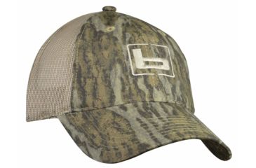 Image of Banded Trucker Cap - Bottomland/Brown Mesh - w/ b Logo, B03518