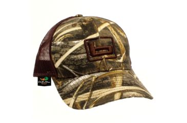 Image of Banded Trucker Cap - MAX5/Brown Mesh - w/ b Logo, B03515