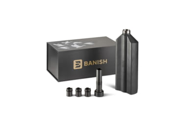 Image of Banish TI Shotgun 12 Gauge Suppressor, 3.1x8.55 in, Black, 100000150064