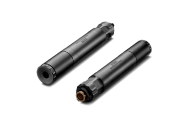 Image of Banish .45 ACP Pistol Suppressor w/.578x28 Piston, 1.375x8.6 in, Black, 100000111322