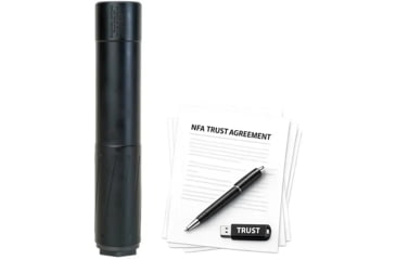 Image of Banish HNT 30-V2 Gold TI MB .300 Remington Ultra Magnum Suppressor, 1.593x8.2 in, Black, w/ NFA Trust Registration, BN100000111288-KIT1