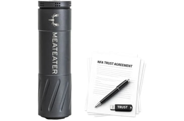 Image of Banish HNT Meateater TI DTM .300 Remington Ultra Magnum Suppressor, 1.73x5.85in, Sniper Gray, w/ NFA Trust Registration, 100000111320-KIT1
