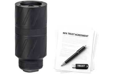 Image of Banish TAC Speed K Inconel DTM 5.56x45mm NATO Suppressor, 2x4in, Black, w/ NFA Trust Registration, 100000111333-KIT1