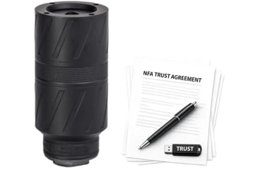 Image of Banish TAC Speed K TI DTM 5.56x45mm NATO Suppressor, 2x4 in, Black, w/ NFA Trust Registration, 100000111334-KIT1