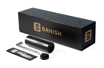 Image of Banish Varmint .223K TI .223 Remington Suppressor, 1/2x28, 1.5x6.7 in, Black, 100000111534