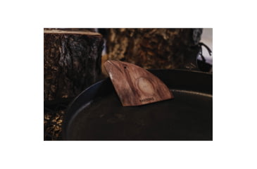 Image of Barebones Cast Iron Wood Scraper, Walnut, 1lb, CKW-499