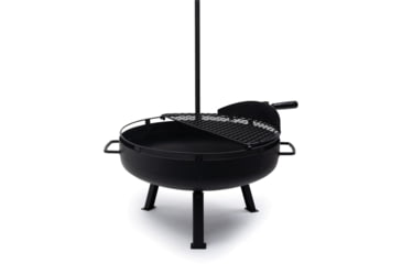 Image of Barebones Cowboy Fire Pit Grill, 23in, CKW-440
