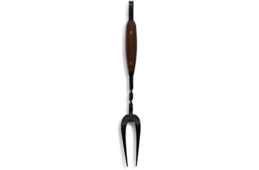 Image of Barebones Cowboy Grill Carving Fork, Stainless Steel, Natural Walnut, CKW-468