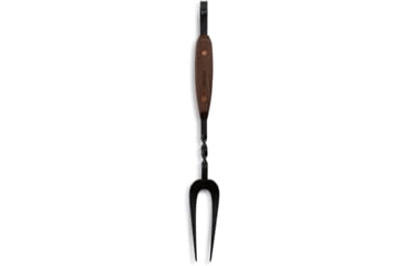 Image of Barebones Cowboy Grill Carving Fork, Stainless Steel, Natural Walnut, CKW-468
