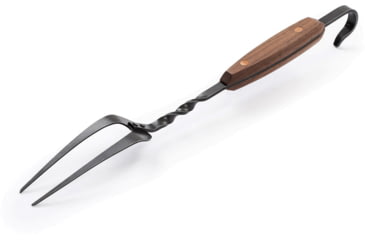 Image of Barebones Cowboy Grill Carving Fork, Stainless Steel, Natural Walnut, CKW-468