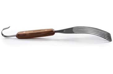 Image of Barebones Cowboy Grill Fish Spatula, Stainless Steel, Natural Walnut, CKW-467