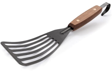Image of Barebones Cowboy Grill Fish Spatula, Stainless Steel, Natural Walnut, CKW-467