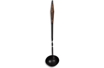 Image of Barebones Cowboy Grill Ladle, Stainless Steel, Natural Walnut, CKW-464