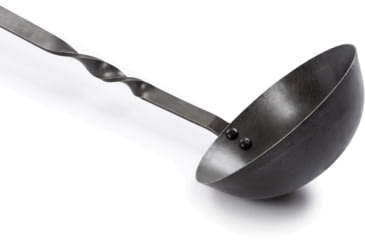 Image of Barebones Cowboy Grill Ladle, Stainless Steel, Natural Walnut, CKW-464