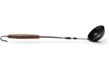 Image of Barebones Cowboy Grill Ladle, Stainless Steel, Natural Walnut, CKW-464