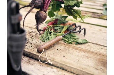 Image of Barebones Cultivator Hand Tool, Wooden Handle, Heat-Treated Stainless Steel Blade, GDN-090