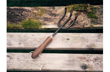 Image of Barebones Cultivator Hand Tool, Wooden Handle, Heat-Treated Stainless Steel Blade, GDN-090