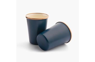 Image of Barebones Enamel 2-Tone Tall Cup Set Indigo Blue, CKW-1035