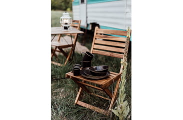 Image of Barebones Enamel Bowl Set Charcoal