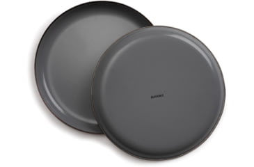 Image of Barebones Enamel Deep Plate Set - Set of 2, Slate Gray, CKW-358
