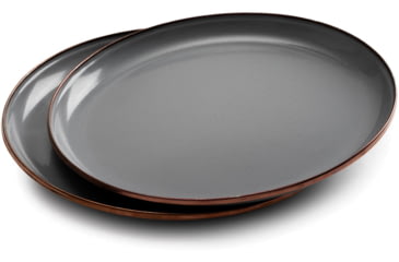 Image of Barebones Enamel Deep Plate Set - Set of 2, Slate Gray, CKW-358