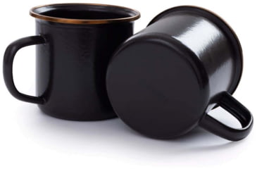 Image of Barebones Enamel Espresso Cup Set, Charcoal, CKW-344