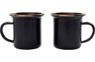 Image of Barebones Enamel Espresso Cup Set, Charcoal, CKW-344