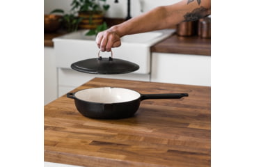 Image of Barebones Enamel Lined Cast Iron Skillet