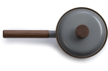 Image of Barebones Enamel Saucepan, Slate Gray, CKW-377