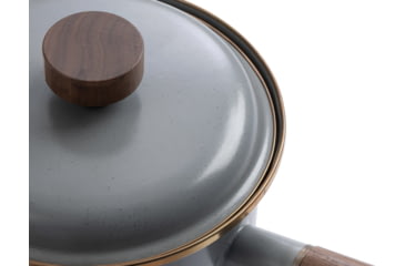 Image of Barebones Enamel Saucepan, Slate Gray, CKW-377
